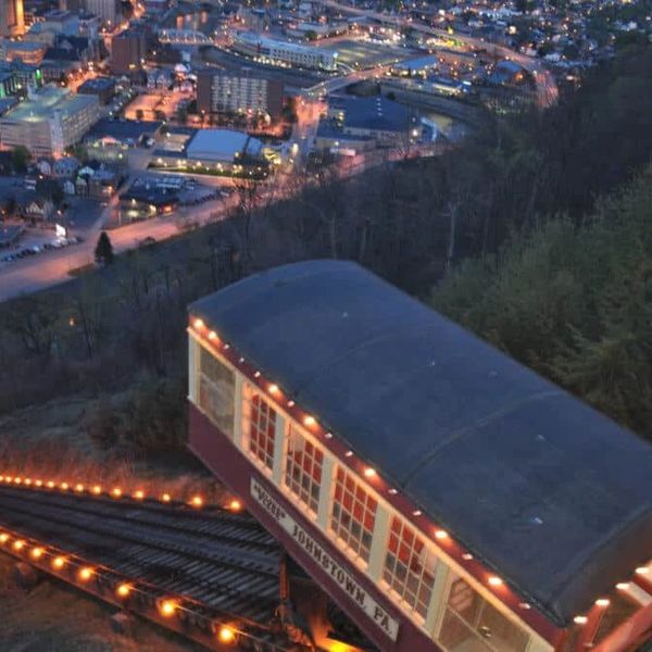 Johnstown Inclined Plane at dusk